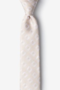 Capri Beige Skinny Tie Photo (0)