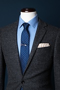 Quinby Beige Skinny Tie Photo (2)
