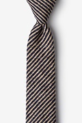Briggs Beige Skinny Tie Photo (0)