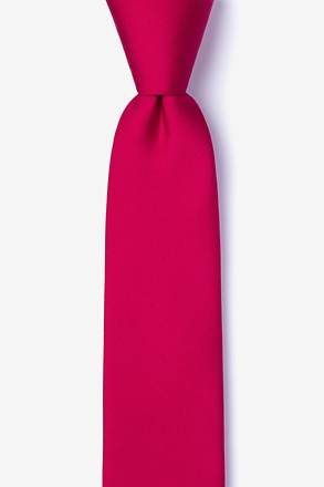 Berry Skinny Tie