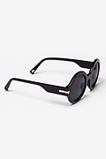 Nico Round Black Sunglasses Photo (1)