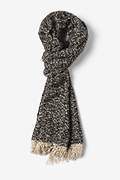 Black Baltimore Heathered Scarf Photo (0)
