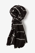 Black Cologne Gingham Scarf Photo (0)