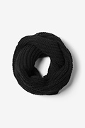 Black Concord Knit Infinity Scarf Photo (0)