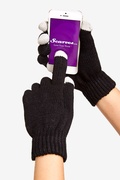 Black Texting Gloves Photo (2)