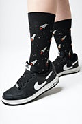 Blast Off Black Sock Photo (2)