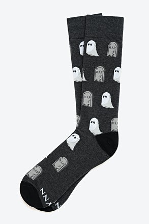 Boo Black Sock