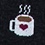 Cup of Coffee  Black Sock