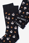 Cup of Coffee  Black Sock Photo (1)