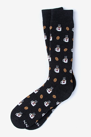 Cup of Coffee  Black Sock