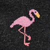 Black Carded Cotton Flocking Fabulous Small-Medium Sock