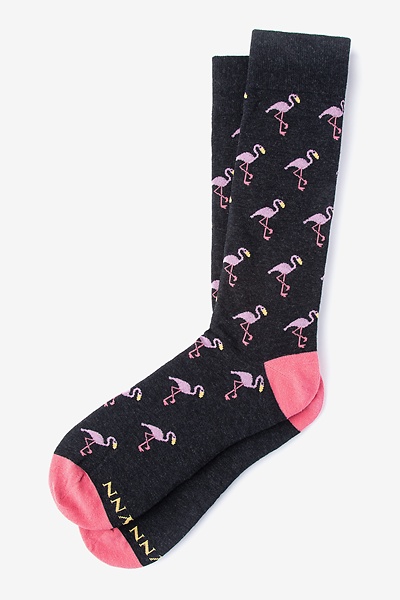 Black Flamingo Socks | Animal Socks | Ties.com