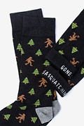 Sasquatch | Big Foot Black Sock Photo (1)