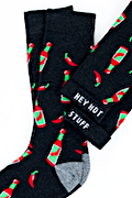 Hey Hot Stuff Black Medium-Large Sock Photo (1)
