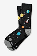 I Need My Space Black His & Hers Socks Photo (2)