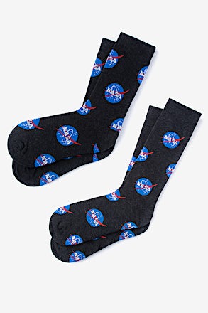 thumbnail image 2 of Men's Bibles And Cross & Fish Symbols Crew Dress Socks (Black 2 of 9