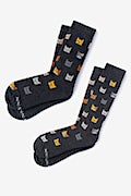 Not Kitten Black His & Hers Socks Photo (0)