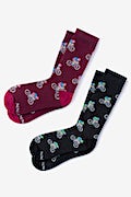 Spin Cycle Black His & Hers Socks Photo (0)