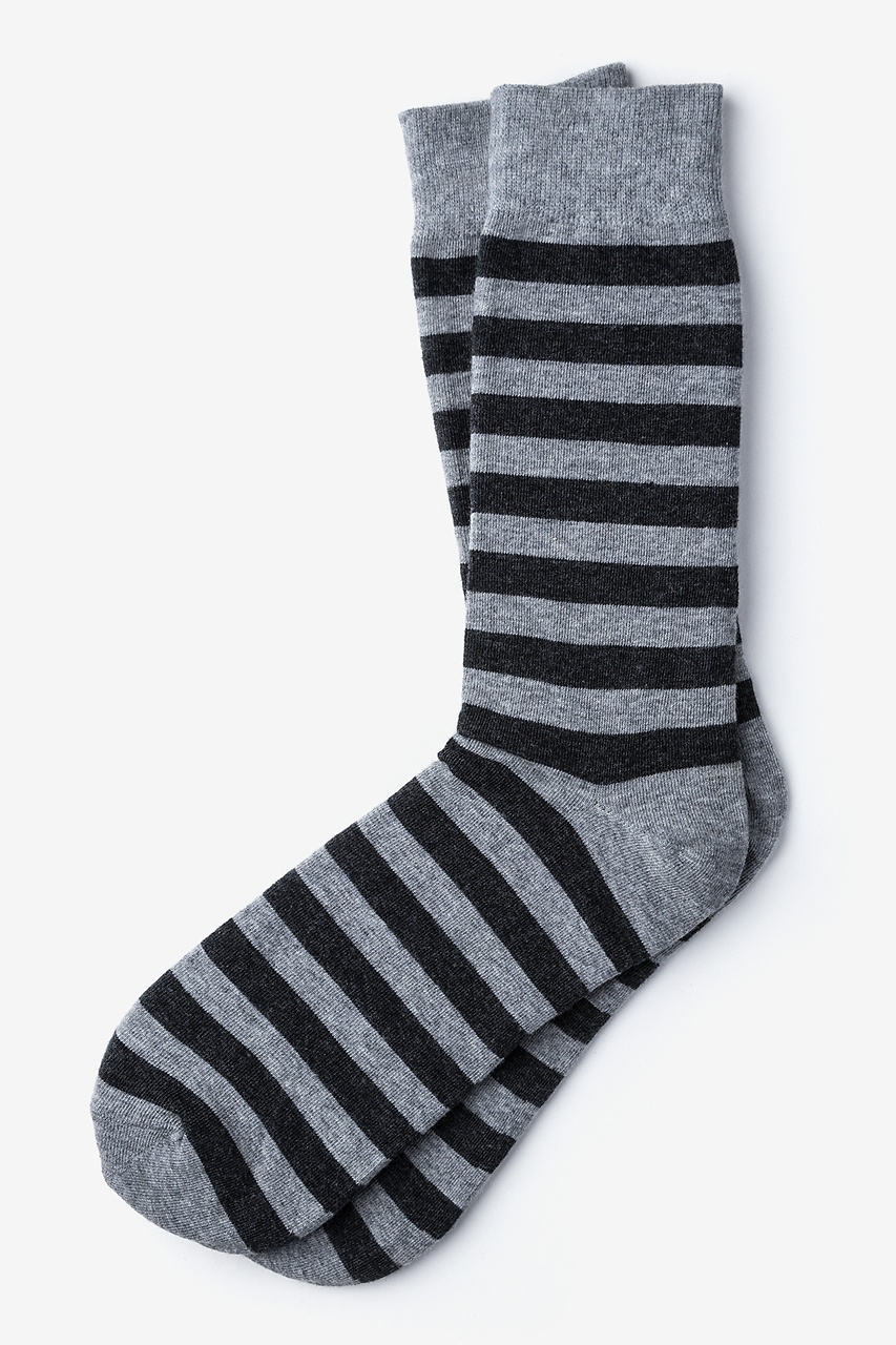 Stanton Stripe Black Sock Photo (0)