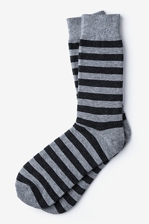 _Stanton Stripe Black Sock_