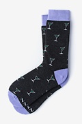 Martini Black Women's Sock Photo (0)