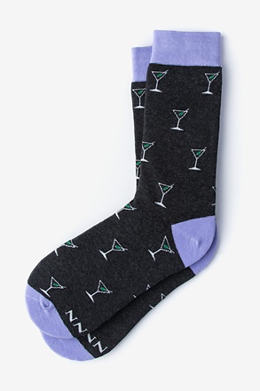 Martini Black Women's Sock