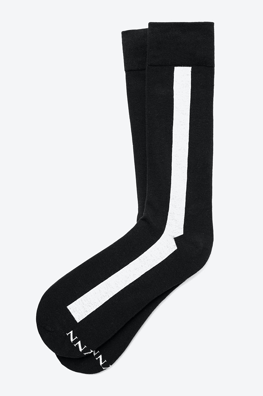 Stripe Hype Black Sock Photo (0)
