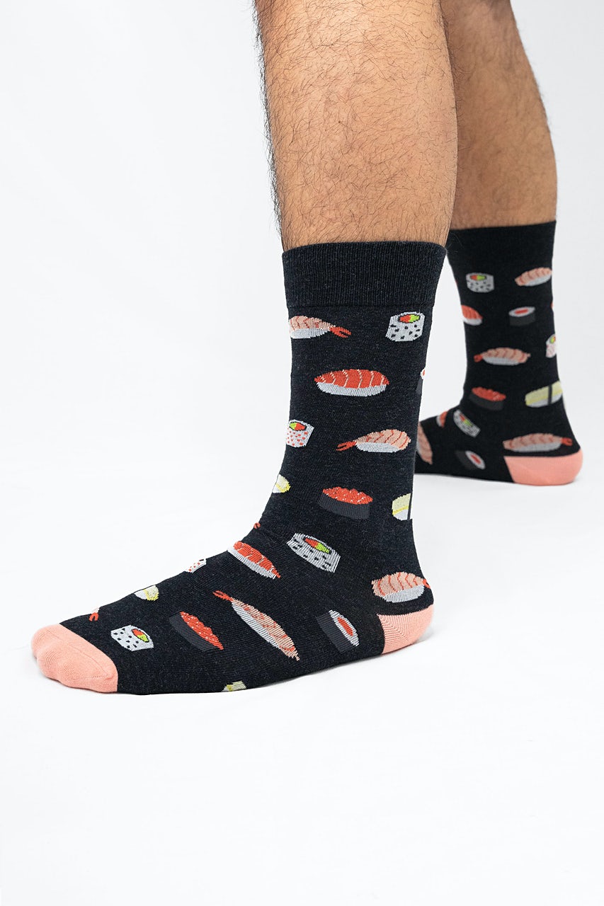 Sushi Black Sock Photo (2)