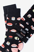 Sushi Black Sock Photo (1)