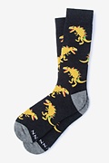 Tacosaurus Rex Black Sock Photo (0)