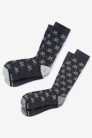 The Cycle of Life Black His & Hers Socks
