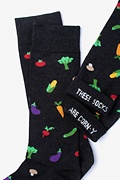 Mixed Vegetable Black Sock Photo (2)