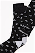 Tip the Scales | Scales of Justice | Lawyer Black Medium-Large Sock Photo (1)