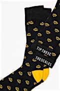 Tip The Scales | Scales of Justice | Lawyer Black Medium-Large Sock Photo (1)