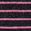 Black Carded Cotton Villa Park Stripe Sock
