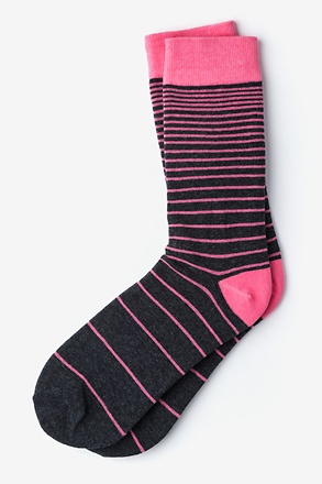 Villa Park Stripe Black Sock