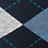 Black Carded Cotton Westminster Argyle Sock