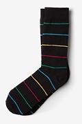 Whittier Stripe Black Sock Photo (0)