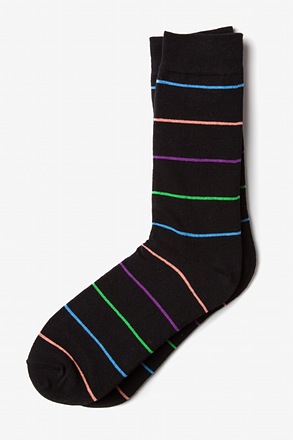 _Whittier Stripe Black Sock_