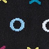 Black Carded Cotton XOXO