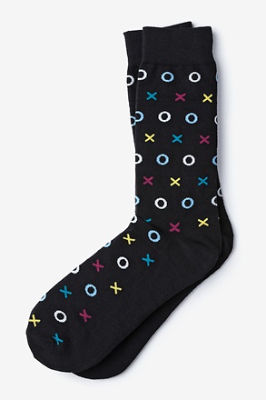 _XOXO Black Sock_