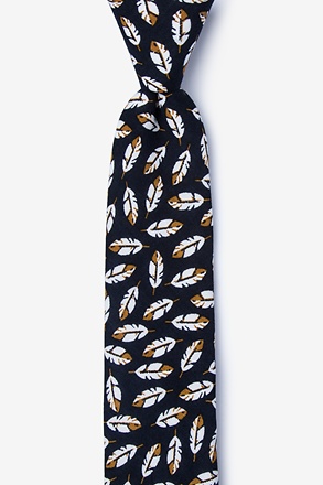 Arsen Black Skinny Tie