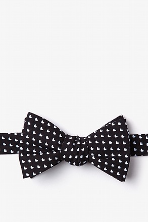 _Bandon Black Self-Tie Bow Tie_