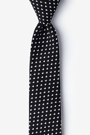 Bandon Black Skinny Tie