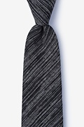 Bates Black Extra Long Tie Photo (0)