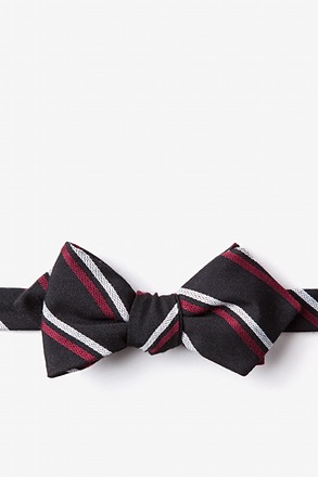 Beasley Black Diamond Tip Bow Tie