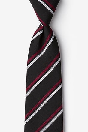Beasley Black Extra Long Tie