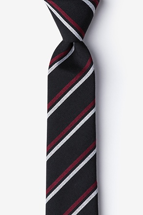 _Beasley Black Skinny Tie_