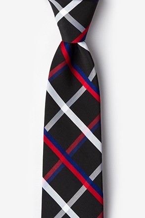 Bellingham Black Extra Long Tie