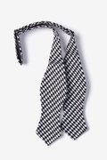 Black Blair Houndstooth Diamond Tip Bow Tie Photo (1)